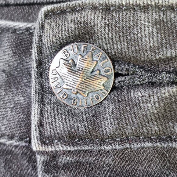 Buffalo David Bitton jeans straight six black story men's size W36xL32 black - Picture 11 of 16